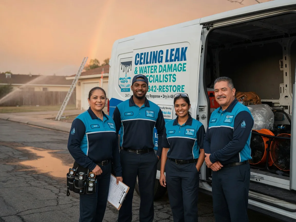 Ceiling Leak Cleanup company in Packwaukee, WI